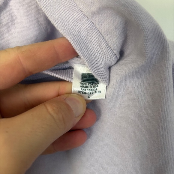 Hikerdelic Long Sleeve T-Shirt Lavender Men's Large Outdoor Gorpcore USA Hippie - Picture 4 of 8